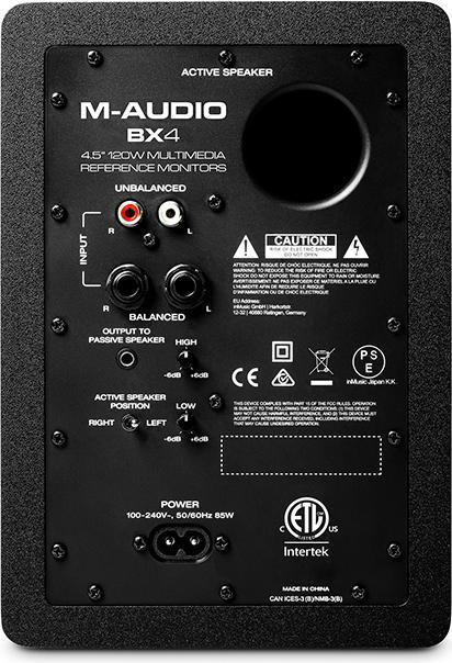 Actual product image M-Audio BX4 (Active, Pair, 1x 120 W)