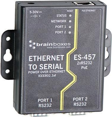 Produktbild Brainboxes 2 Port RS232 PoE (RJ45 (1x))