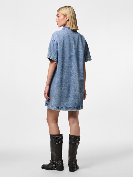 Actual product image Pieces Pckenya Ss A-Shape Denim Dress Noos Bc (S)