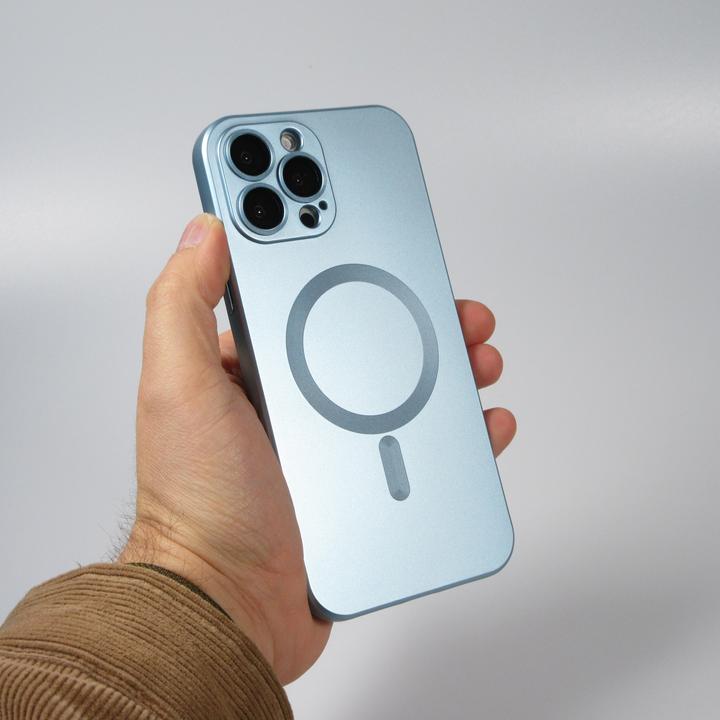 Produktbild PhoneLook Hülle Gummi weich mit Kameraschutzglas MagSafe (Apple iPhone 16 Pro Max)