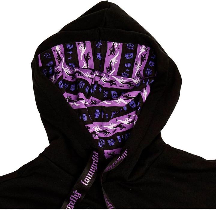 Actual product image Loungefly Nightmare Before Christmas by Hoodie Sweater Zero Hearts Size M (M)