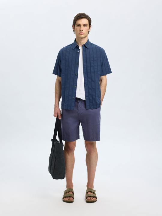 Image du produit Selected Homme Loose Fit Shorts aus Leinengemisch (M)