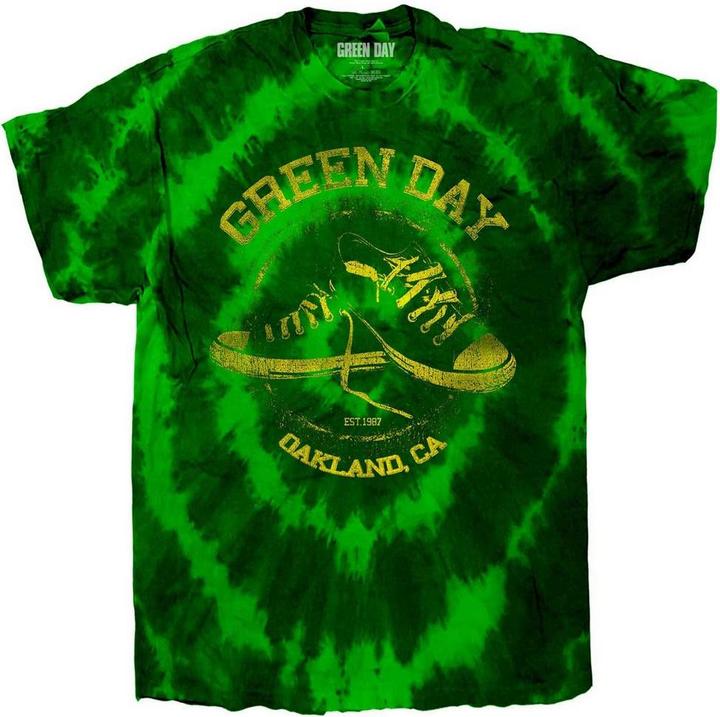 Green Day All Stars Tie Dye TShirt