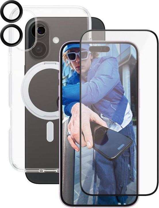 Produktbild PanzerGlass CARE Feature 3-in-1 Ceramic Bundle iPhone '24 6.7" (1 Stück, Apple iPhone 16 Plus)