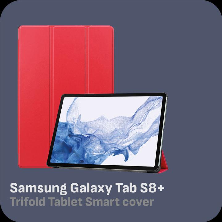 Actual product image Cazy Premium Smart Case Compatible with Samsung Galaxy Tab S8+ - Protective Case Cover - Automatic (Galaxy Tab S8+)