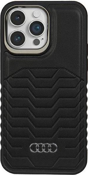 Image du produit Audi Cuir Synthétique MagSafe iPhone 15 Pro Max 6.7" czarny/black hardcase AU-TPUPCMIP15PM-GT/D3-BK (Apple iPhone 15 Pro Max)