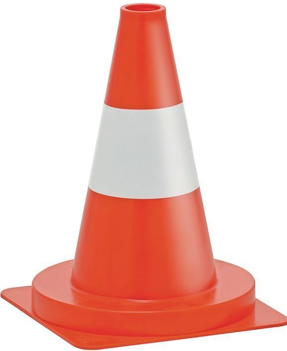 Image du produit HP Autozubehör Cône de signalisation Hauteur 320 mm lumineux de jour Poids 0,4 kg, 23 x 23 cm