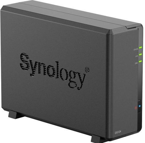 Actual product image Synology DS124 (1 x 8 TB, Seagate Ironwolf)