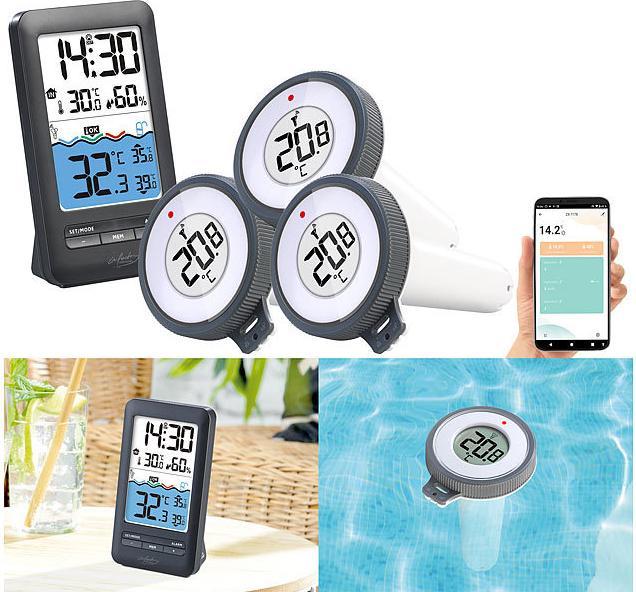 Image du produit Infactory Thermomètre intelligent pour bassin et piscine sans fil