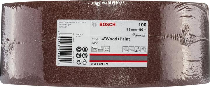 Immagine prodotto Bosch Professional Zubehör Levigatrice a mano con carta vetrata (100)