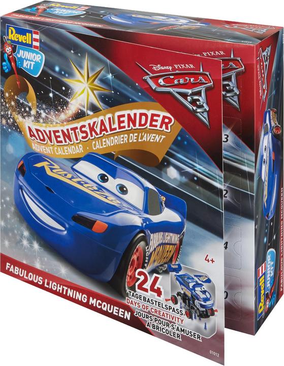 Actual product image Revell Advent Calendar Lightning McQueen
