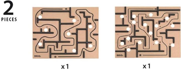 Actual product image Brio Labyrinth spare plates (German, English, Italian)