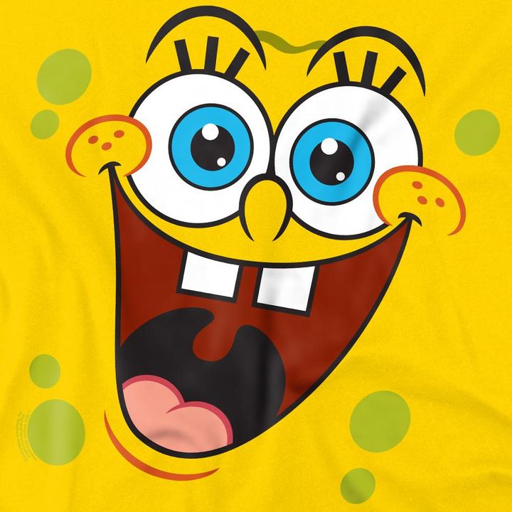 Actual product image Spongebob Squarepants Mens Surprise Face T-Shirt (XL)