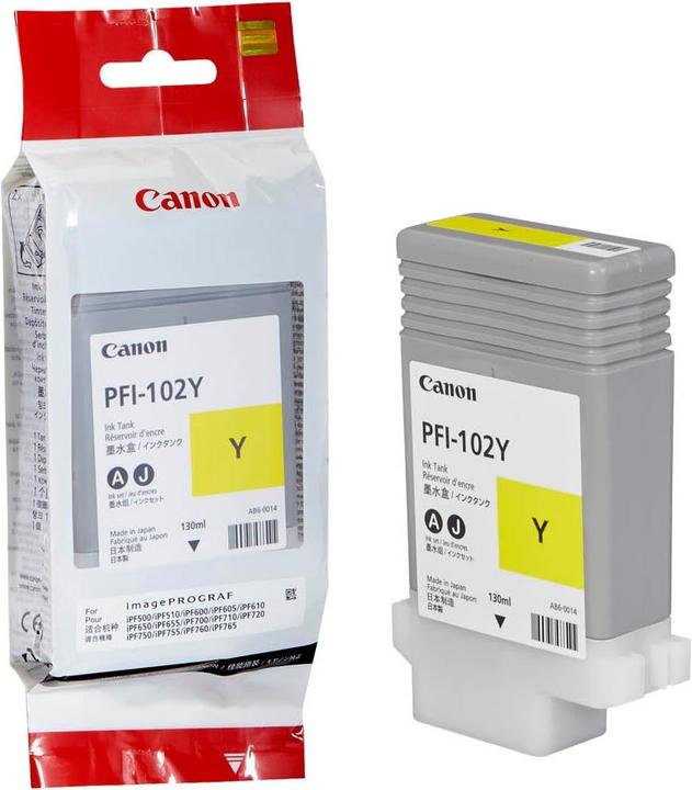 Image du produit Canon Pfi-102y (Y)