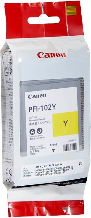 Image du produit Canon Pfi-102y (Y)