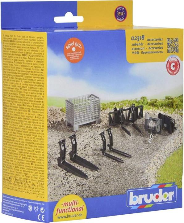 Produktbild Bruder Gitterpalette, Seilwinde