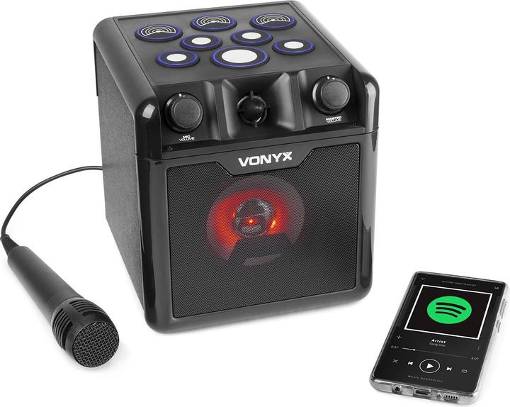 Immagine prodotto Vonyx Altoparlante Karaoke SBS52B-DRUM (Attivo, 1x 50 W)