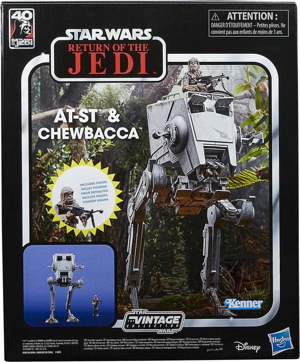 Actual product image Hasbro Star Wars Episode VI - AT-ST & Chewbacca