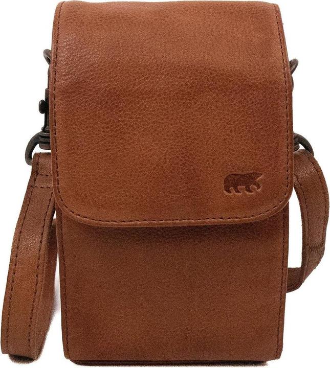 Actual product image Bear Rock Bear Design Robbie 2.0 Shoulder bag Cognac