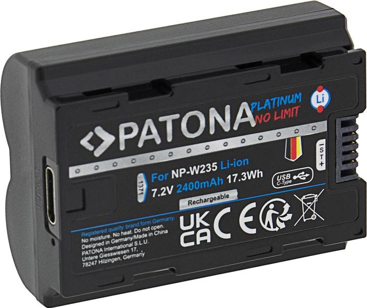 Produktbild Patona Platinum Fuji NP-W235 USB-C (Akku)