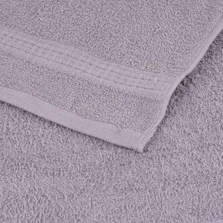Image du produit VidaXL Serviettes de toilette 4 pcs. Gris 30x30 cm 360 g/m² 100% coton Essuie-mains (30 x 30 cm)