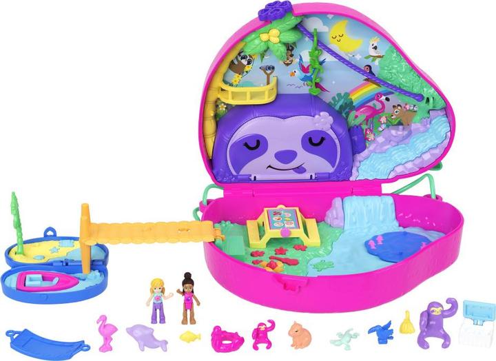 Actual product image Polly Pocket Sloth Family 2-in-1 Purse Compact