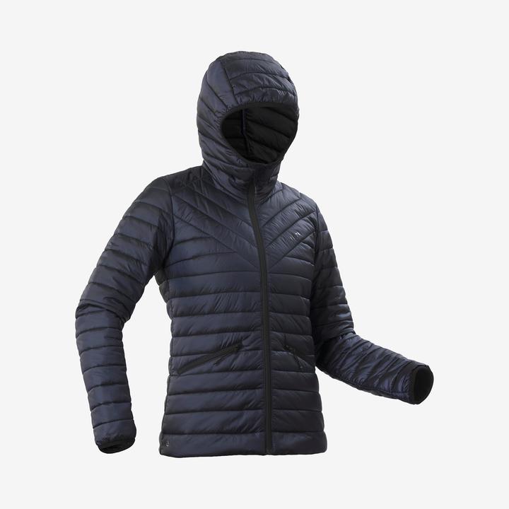 Immagine prodotto Wedze Giacca da sci da donna in piumino leggero e caldo - 500 blu/nero (S)