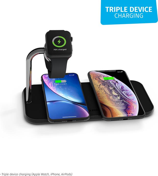 Produktbild Zens Aluminium Dual Wireless Charger + Watch (20 W)