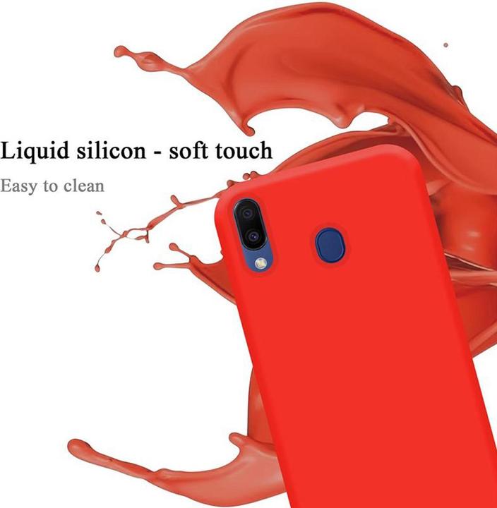 Actual product image Cadorabo TPU Liquid Silicone Case Cover (Samsung Galaxy M20)