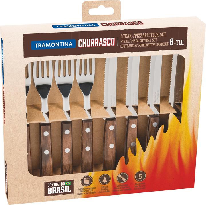 Produktbild Tramontina Steak-Pizzabesteck (8 Stück, Besteck Set)