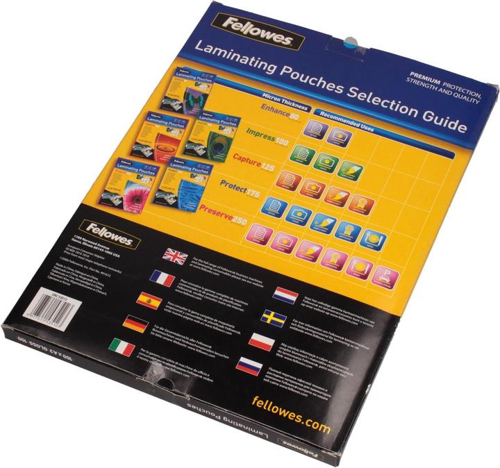Produktbild Fellowes Impress 100 (A4, 100 Stück, 100 µm)