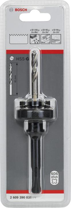 Produktbild Bosch Professional Zubehör SDS plus-Adapter, 5/8-Zoll - 18 UNF, 32 bis 210 mm (6.35 Millimeter)