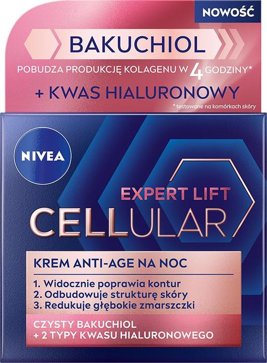 Image du produit NIVEA Cellulaire Expert Lift Soin de Nuit Anti-Age (50 ml, Crème de nuit)