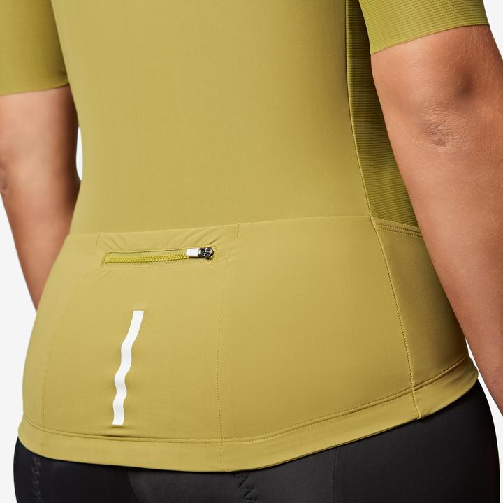 Actual product image Van rysel Radtrikot Rennrad kurzarm Sommer Unisex Racer 2 Khaki (XS)