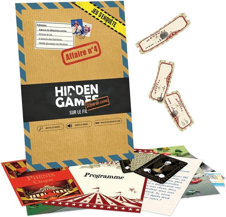 Image du produit Hidden Games Sur le Fil (FR) - Jeu d'enquête (Français)