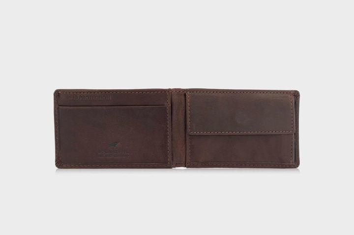 Actual product image Braun Büffel Arezzo wallet RFID leather 10 cm