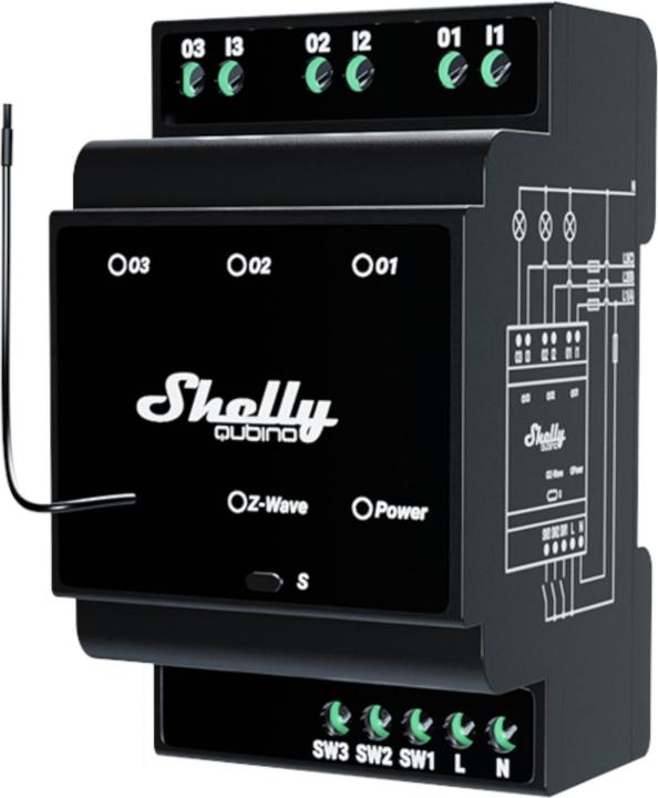 Actual product image Shelly Qubino Wave Shutter (Switch actuator)