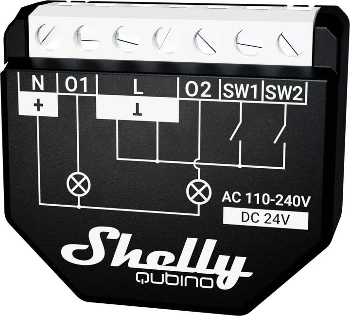 Image du produit Shelly Qubino Wave 2PM (Actionneur de commutation)