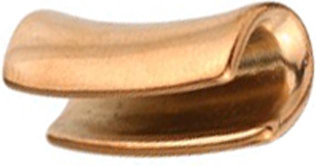 Actual product image Star Piercing Saddle Ear Cuff rose gold (Surgical steel 316L)