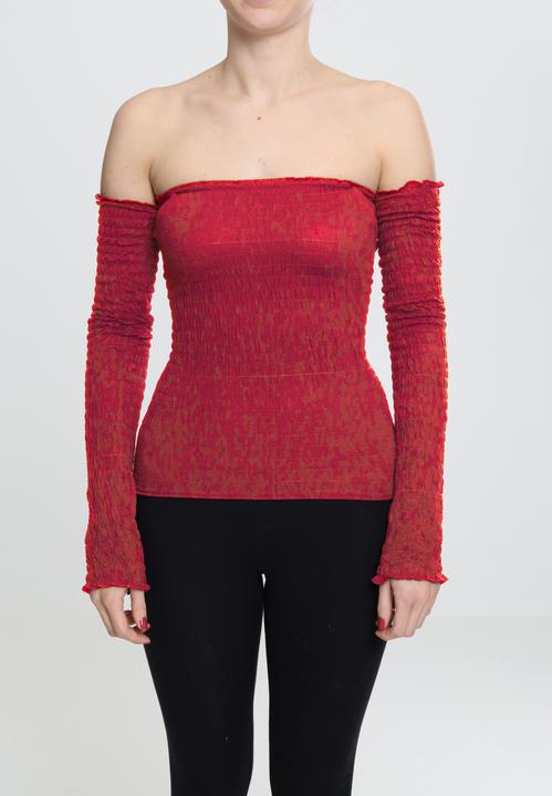 Produktbild Urban Classics Ladies Cold Shoulder Smoke L/S (XS)