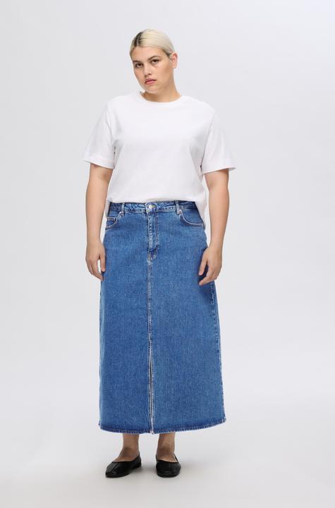 Immagine prodotto Selected Femme Gonna midi di jeans (42)