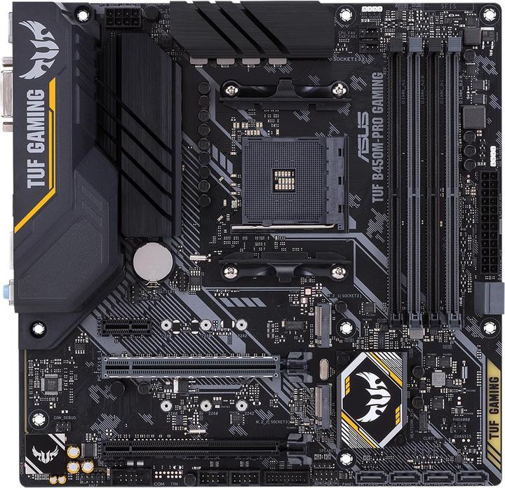 ASUS TUF B450M-Pro Gaming (AM4, AMD B450, mATX)