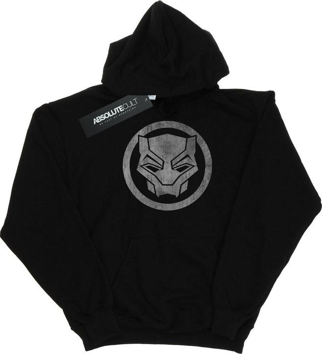 Black Panther Distressed Icon Hoodie (3XL)