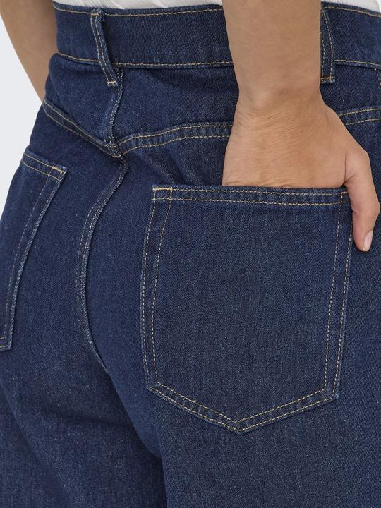 Produktbild Only ONLHOPE Hohe Taille Weiter Beinschnitt Jeans-Shorts Jeans-Shorts (XL)