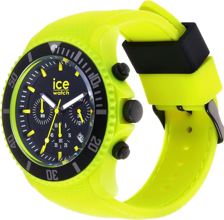 Actual product image ICE Watch Ice Chrono Neon Yellow (Chronograph, 44 mm)