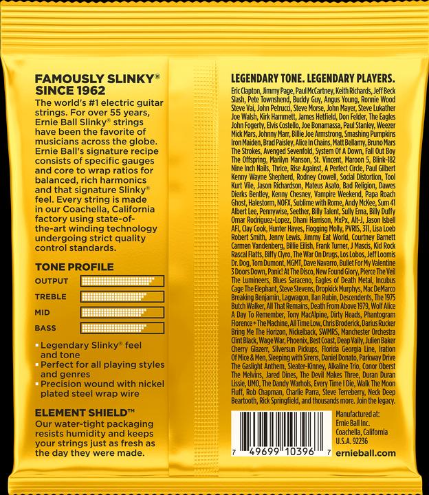 Immagine prodotto Ernie Ball Top Skinny Top Beefy Bottom (6 x, Chitarra elettrica, 0.05")