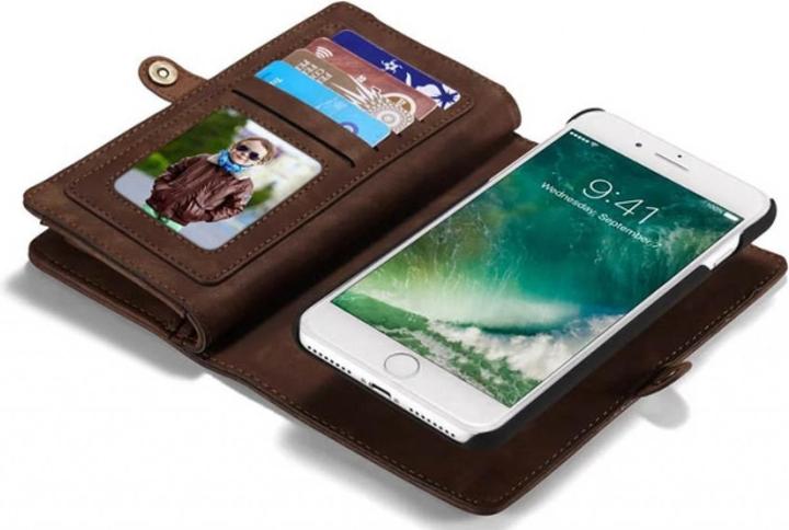 Immagine prodotto Caseme Apple iPhone 8 Plus Custodia per carte di credito con portafoglio in vera pelle (Apple iPhone 8 Plus)