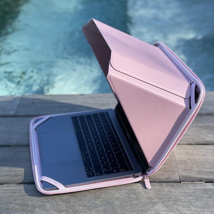 Immagine prodotto Philbert Design Custodia/zaino per MacBook 15-16" in canapa con parasole e privacy, rosa (16")