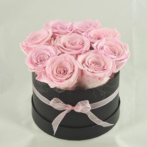 Actual product image Myflower Rose box (Infinity Flowers)