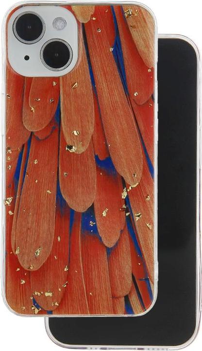 Actual product image OEM Gold Glam case for iPhone 11 Orange (Apple iPhone 11)